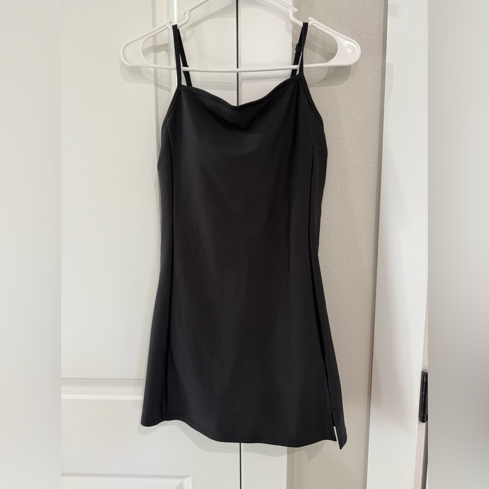 Old Navy Black Cowl Neck Mini Slip Dress